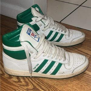 Rare 2003 Adidas Top Ten Emerald Green Hi Tops